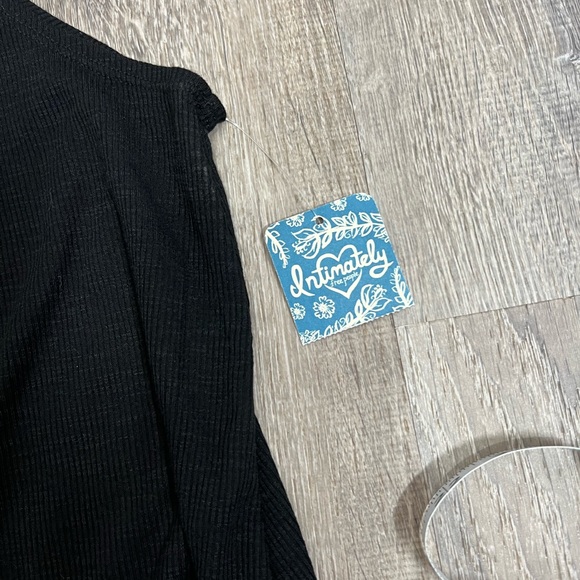 NWT Free People Intimately Black Tank Top- Medium - Picture 6 of 8